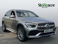 Silver Used 2020 Mercedes GLC300 AMG Line Premium Estate | £27,795