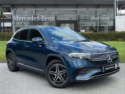 Blue Used 2022 Mercedes EQA350 AMG line SUV | £25,985 (Fair price)