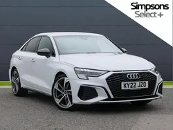 White Used 2022 Audi A3 Comfort Sedan | £24,395 (A bit pricey)