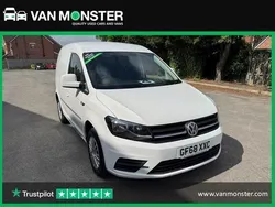 White Used 2018 VW Caddy Trendline MPV | £10,589 (Fair price)