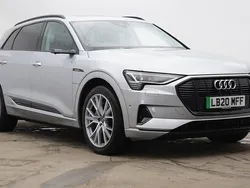 Silver Used 2020 Audi e-tron Advanced SUV | £26,495 (Expensive)