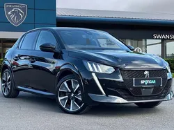Black Used 2021 Peugeot e-208 GT Hatchback | £11,995 (Fair price)