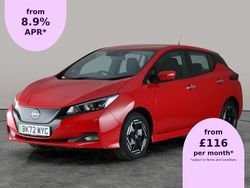 Red Used 2022 Nissan Leaf Acenta Hatchback | £9,460 (Fair price)