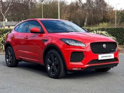 Red Used 2019 Jaguar E-Pace Chequered Flag SUV | £20,700 (Fair price)