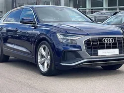 Blue Used 2019 Audi Q8 S-Line SUV | £35,351 (Fair price)