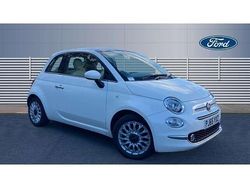 White Used 2016 Fiat 500 Lounge Hatchback | £6,174 (Fair price)