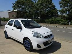 White Used 2015 Nissan Micra Visia Hatchback | £3,695 (Fair price)