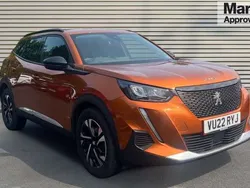 Orange Used 2022 Peugeot 2008 Allure Premium SUV | £13,385 (Good price)