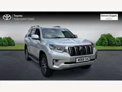 Silver Used 2019 Toyota Land Cruiser SUV | £42,230 (A bit pricey)