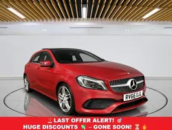 Red Used 2016 Mercedes A180 AMG line Hatchback | £12,000 (A bit pricey)