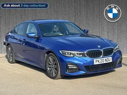 Blue Used 2020 BMW 330e M Sport Sedan | £18,539 (Fair price)