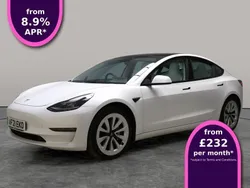 White Used 2021 Tesla Model 3 Long Range Sedan | £15,361 (Good price)