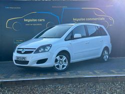 White Used 2013 Vauxhall Zafira MPV | £4,490 (A bit pricey)