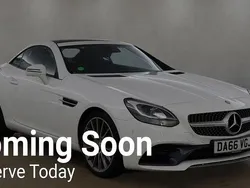 White Used 2016 Mercedes SLC200 AMG line Cabriolet | £16,299 (Fair price)