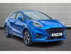 Blue Used 2021 Ford Puma ST-Line SUV | £14,194 (Fair price)