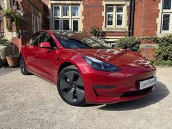 Red Used 2020 Tesla Model 3 Long Range AWD Sedan | £18,495 (Fair price)