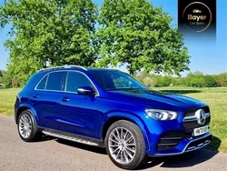 Blue Used 2021 Mercedes GLE300 AMG Line Premium SUV | £30,785 (Good price)