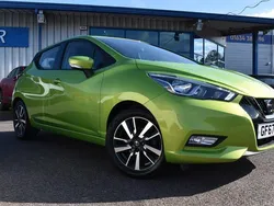 Green Used 2017 Nissan Micra Acenta Hatchback | £6,000 (Fair price)