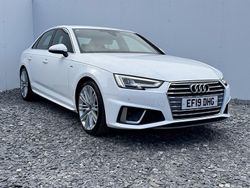 White Used 2019 Audi A4 S-Line Sedan | £15,400 (Good price)