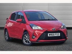 Red Used 2018 Toyota Yaris Hatchback | £8,750 (Fair price)