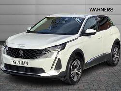 White Used 2021 Peugeot 3008 Allure Premium SUV | £14,495 (Fair price)