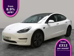 White Used 2021 Tesla Model 3 Long Range Sedan | £19,773 (Fair price)
