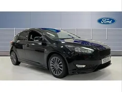 Black Used 2018 Ford Focus ST-Line Hatchback | £8,408 (Good price)