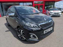 Black Used 2020 Peugeot 108 Active Top Hatchback | £7,495 (Fair price)