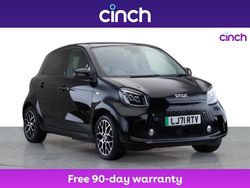 Black Used 2021 Smart ForFour Electric Drive Exclusive Hatchback | £9,599 (A bit pricey)