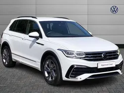 White Used 2023 VW Tiguan R-line Edition SUV | £28,554 (Fair price)