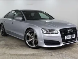Silver Used 2017 Audi A8 Black Edition Sedan | £15,995