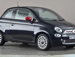 Black Used 2022 Fiat 500 Red Hatchback | £10,798