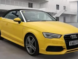 Yellow Used 2015 Audi A3 Cabriolet S-Line Cabriolet | £11,495 (Fair price)