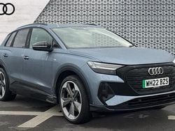 Blue Used 2022 Audi Q4 e-tron Advanced Plus SUV | £26,457
