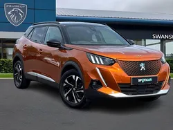 Orange Used 2021 Peugeot e-2008 GT SUV | £12,295 (Fair price)