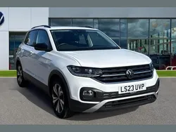 White Used 2023 VW T-Cross Black Edition SUV | £20,498 (Fair price)