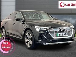 Black Used 2021 Audi e-tron S-Line SUV | £22,399 (Fair price)