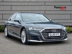 Grey Used 2020 Audi A8 S-Line Sedan | £28,012 (Fair price)