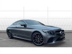 Grey Used 2020 Mercedes C220 AMG Line Premium Coupe | £19,873 (Fair price)