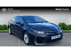 Black Used 2021 Toyota Corolla Sedan | £17,468 (Fair price)