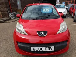 Red Used 2008 Peugeot 107 Hatchback | £1,995 (Fair price)
