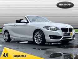 White Used 2019 BMW 218 Advantage Cabriolet | £10,650 (Fair price)