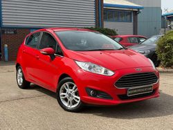 Red Used 2014 Ford Fiesta Zetec Hatchback | £8,745 (A bit pricey)