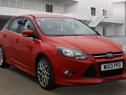 Red Used 2013 Ford Focus Zetec Hatchback | £3,563 (Fair price)