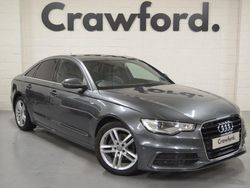 Grey Used 2014 Audi A6 S-Line Sedan | £7,495 (Fair price)