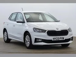 Moon white metallic Used 2023 Skoda Fabia Comfort Hatchback | £13,695 (Good price)