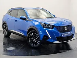 Blue Used 2021 Peugeot e-2008 Allure Premium SUV | £13,750 (Fair price)