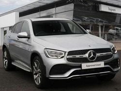 Silver Used 2023 Mercedes GLC300e AMG line Coupe | £40,999 (Good price)