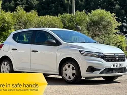 White Used 2021 Dacia Sandero Essentiel Hatchback | £5,990