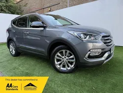 Silver Used 2017 Hyundai Santa Fe Premium SUV | £11,795 (Fair price)